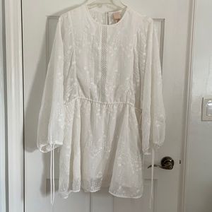 H&M embroidered dress